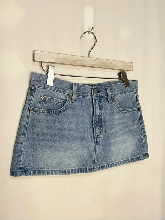 Denim Forum The ‘90s Vintage Micro Denim Skirt - Picture 6 of 11